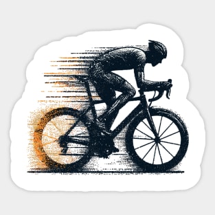 Road Cycling Sticker